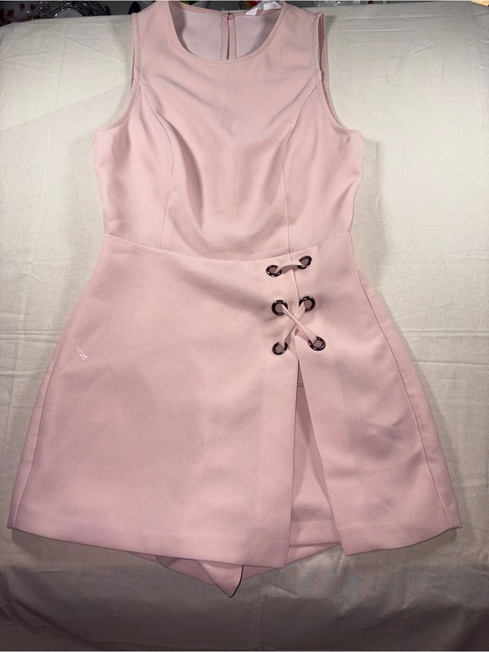 BCBGeneration Pants - NWT Pink Lace-up Skort Romper Size 0